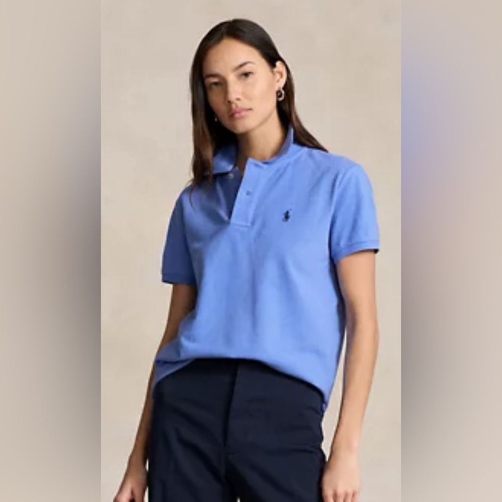 Ralph Lauren The Skinny Polo | Unisex | 100% Cotton | Small | Blue